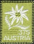 Austria 2005 Embroidery/ Sewing/ Craft Embroidered CLOTH Stamp 1v s/a (at1175a)