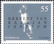 Austria 2005 Herbert von Karajan/ Composers/ Music/ People/ Entertainment Centre 1v (at1273)