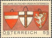 Austria 2005 Teutonic Knights/ Shields/ Coat-of-Arms/ Heraldry/ Lion/ History 1v (at1246a)