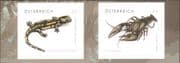 Austria 2007 Salamander/ Crayfish/ Lizard/ Animals/ Nature 2v pr s/a (at1251a)