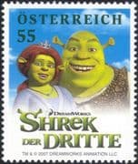 Austria 2007 Shrek/ Films/ Movies/ Cinema/ Cartoons/ Animation 1v (at1132)