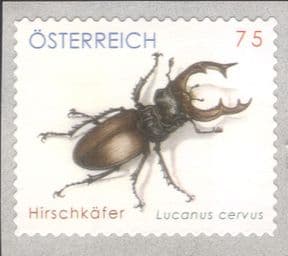 Austria 2007  Stag Beetle/ Insects/ Nature/ Beetles/ Wildlife  1v s/a  (at1252a)
