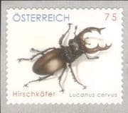 Austria 2007 Stag Beetle/ Insects/ Nature/ Beetles/ Wildlife 1v s/a (at1252a)
