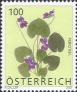 Austria 2007 Violet/ Spring Flowers/ Plants/ Nature 1v (at1306a)