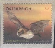 Austria 2007 Whiskered Bat/ Brandt's Bat/ Nature/ Wildlife/ Animals/ Bats 1v s/a (n17388)