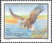 Austria 2007 White-tailed Fish Eagle/ Birds of Prey/ Nature/ Wildlife/ Raptors 1v (at1295a)