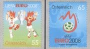 Austria 2008 "EURO 2008" Football Championships/ Mascots/ Emblem 2v s/a (at1261a)