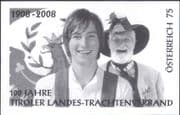 Austria 2008 Tyrolean Costumes/ Clothes/ Heritage SPECIAL BLACK ONLY IMPERFORATE 1v (n44457c)