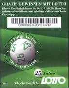 Austria 2011 Lottery/ Gambling/ Luck / Fortune1v m/s (n42270)