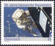 Austria 2011 Manned Space Flight 50th Anniversary/ Space Walk/ Astronauts/ Rockets/ Science/ Technology 1v (at1055)