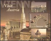 Austria 2012 Europa/ Tourism/ Vienna/ Ferris Wheel/ Fair/ Clock Tower/ Church/ castle/ Palace 1v m/s (n42240)