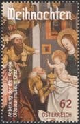 Austria 2014 Christmas/ Greetings/ Nativity/ Art/ Stable/ Magi/ Kings 1v (at1086)