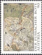 Austria 2014 Fussach Courier/ Postal Service/ Maps/ History/ Heritage 1v (at1237)