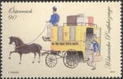 Austria 2014 Postal Transport/ Horse/ Carriage/ Postman/ Mail/ Post/ Coach/ Horses 1v (at1084)