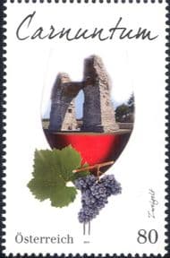 Austria 2015 Wine/ Alcohol/ Drink/ Grapes/ Plants/ Roman Arch/ Buildings/ Food 1v (at1051)