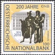 Austria 2016 Bank/ Money/ Commerce/ Business/ Buildings/ Architecture 1v (at1256)
