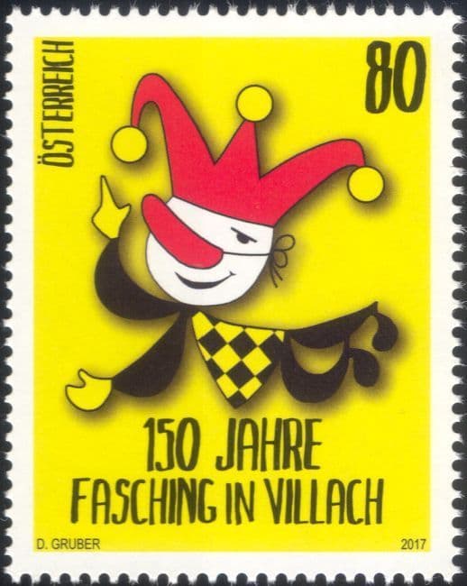 Austria 2017 Villach Carnival 150th Anniversary/ Clown/ Jester ...