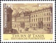 Austria 2020 Europa/ Thurn & Taxis Post Office/ Building/ Architecture/ Postal History 1v at1178a