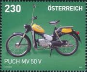 Austria 2020 Puch MV50 V/ Motorcycles/ Motor Bikes/ Moped/ Transport/ Postal 1v (at1319)
