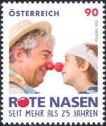 Austria 2020 Red Noses Clown-Doctors/ Medical/ Charity/ Health/ Welfare 1v (at1330)