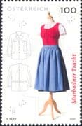 Austria 2021 Clothes/ Costume/ Dress/ Fashion/ Art/ Drawing/ Design 1v (at1337a)