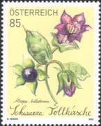 Austria 2022 Deadly Nightshade/ Belladonna/ Flowers/ Plants/ Nature 1v (at1294a)
