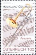 Austria 2022 Trombone/ Music/ Musical Instruments/ Score/ Orchestra 1v (at1334a)