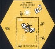 Austria 2023 Bees/ Insects/ Nature/ Books/ Karl von Frisch/ Science 1v m/s (at2200c)