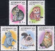 Azerbaijan 2014 Kittens/ Domestic Cats/ Pets/ Animals/ Nature 5v set (b5705a)