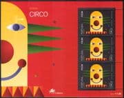 Azores 2002 Europa / Circus / Clown / Clowns / Animation 3v m / s (b9531)