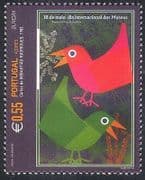 Azores 2003 Animated Birds / Europa / Poster Art 1v s4312a