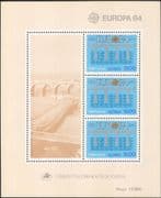 Azores (Portugal) 1984 Europa/ CEPT/ Bridges Emblem/ Animation 3 x 1v m/s (b2420b)