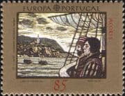 Azores (Portugal) 1992 Europa/ Columbus/ Ships/ Boats/ Sailing/ Explorers/ People 1v (b6225c)