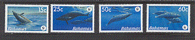 Bahamas 2007 Whales / WWF 4v set (n17635)