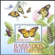 Barbados 2005 BUTTERFLIES/ Insects/ Nature/ StampEx/ Conservation 1v m/s (n14359)