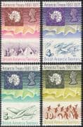 BAT/British Antarctic Territory 1971 Antarctic Treaty/ Penguins/ Seals/ Petrels/ Aurora/ Animals/ Birds/ Nature/ Wildlife/ Environment 4v set (n43562)