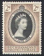 Bechuanaland 1953 QE II Coronation / Royalty 1v (n19895)