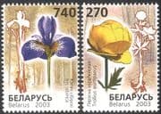 Belarus 2003 Endangered Flowers/ Iris/ Nature/ Conservation/ Environment 2v set (n13173)