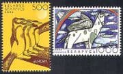Belarus 2006 Europa / Penguins / Horse / Children's Art / Paintings / Birds 2v set n35514