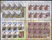 Belarus 2008 Owls / Birds / Raptors / Nature / Wildlife / Conservation 4v set shts n33098
