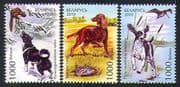 Belarus 2010 Spaniel/ Irish Setter/ Hunting Dogs/ Nature/ Animals 3v set (n32052)