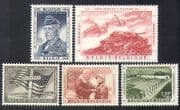 Belgium 1957 General Patton / Tanks / Tank / Military Vehicles / Army / WWII 5v set n37616