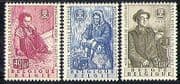 Belgium 1960 WRY / Refugees / Tree / Welfare 3v set (n29027)