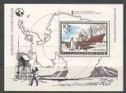 Belgium 1966 Penguins/Ship/Antarctic /Map/Transport/Birds/ Nature 1v m/s n21768