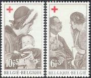 Belgium 1968 Red Cross/ Royalty/ Medical/ Health/ Welfare/ Doctors/ Children 2v set (n33741)