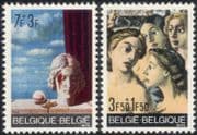 Belgium 1970 Solidarity/ Magritte/ Artists/ Art/ Paintings/ Painters/ Nudes/ Naked 2v set (n45617)