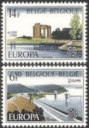 Belgium 1977 Europa/ Water/ Dam/ Reservoir/ River/ Environment 2v set (n32567)