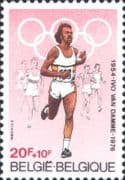 Belgium 1980 Ivo van Damme/ Sports/ Running/ Athletics/ Olympic Games 1v (n46805)