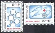 Belgium 1981 Red Cross/ Medical/ Health/ Dove/ Bird/ Welfare/ Atomium/ Radiology 2v (n27729)