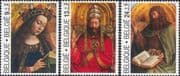 Belgium 1986 Van Eyck Brothers/ Artists/ Art/ Paintings/ Religion/ History 3v set (n46453)
